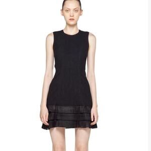 Theyskens' Theory Frion Deddie Dress in Black Sz 4